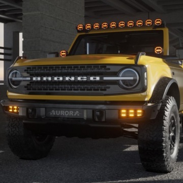 Светодиодная рабочая лампа AURORA 2 цвета чип Osram LIGHTBAR ORGIN