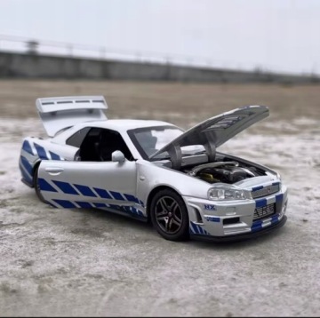 МОДЕЛЬ 1:32 Nissan Skyline GTR R34 ОРИГИНАЛЬНАЯ КОЛЛЕКЦИОННАЯ УПАКОВКА