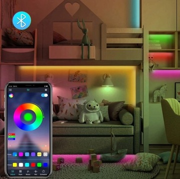 Светодиодная лента 20м RGB Bluetooth + набор светодиодов REMOTE
