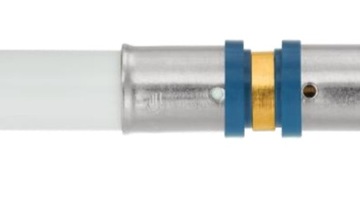СОЕДИНИТЕЛЬНАЯ ПРЕСС-МУФТА PEX 16 X 16 ЗАЖИМНАЯ 