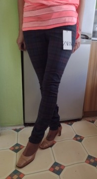 (36/S) ZARA/Legginsy biznesowe, rurki,spodnie/NOWE