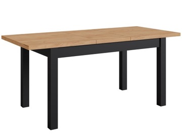 STÓŁ ROZKŁADANY DĄB CRAFT DO SALONU LAMINOWANY LOFT 2 1350-1750/770/800
