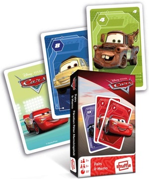 KARTY CZARNY PIOTRUŚ & MEMO CARS AUTA ZYGZAK