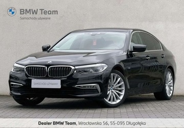 BMW Seria 5 G30-G31 Limuzyna 525d 231KM 2018 BMW Seria 5 525D 231KM Luxury Line, HiFi, Wireless Charging 2.0 Diesel