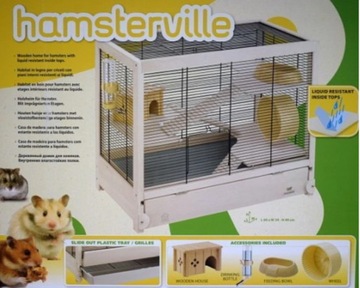 ДЕРЕВЯННАЯ КЛЕТКА ДЛЯ ХОМЯКА FERPLAST HAMSTERVILLE