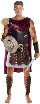 Kostium,Strój męski Żołnierz, Rzymski Roman Gladiator Wojownik Rzymianin xl