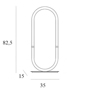 LAMPKA DO SYPIALNI LED GLAMOUR ZŁOTA LAMPA STOŁOWA DOTYK DUŻA XXL 82,5CM