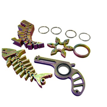 МЕГА НАБОР KEYSPINNER KEYRAMBIT TIKTOK SHARK DINO GUN STAR SAMURAI