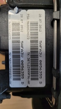 ПОДУШКА CITROEN CITROEN DS4 B7 96888248ZD ОРИГИНАЛ