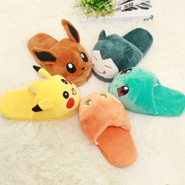 ТАПОЧКИ ЖЕНСКИЕ ДЕТСКИЕ МУЖСКИЕ POKEMON GO ТЕПЛЫЕ ТАПОЧКИ SNORLAX размеры 35-38
