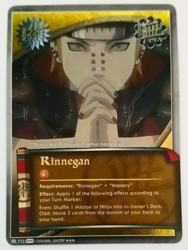 Karta Naruto CCG Jutsu Rinnegan - J-772