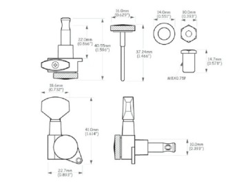 Ключ запирающий VPARTS Pro VGN-07SC (GD, R)