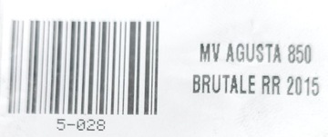 MV AGUSTA BRUTALE 800 RR 2015 OŚ KOŁA TYLNEGO OŚKA SZPILKA