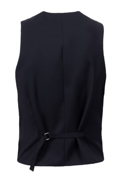KAMIZELKA MĘSKA ELEGANCKA WIZYTOWA CZARNA 50 pl