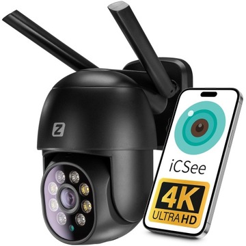 ZEWNĘTRZNA KAMERA OBROTOWA IP 8MPx UHD 2160p