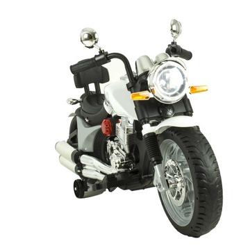 Детский мотоцикл на аккумуляторе CHOPPER 2 мотора Светодиодная доска