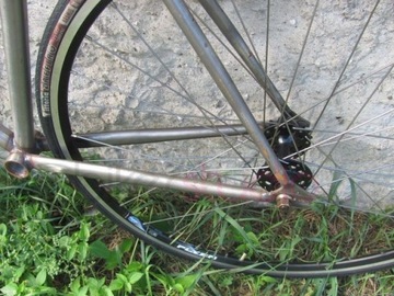 Гусеничная рама FIX BIKE, необработанное состояние, фиксированная передача 48 см.