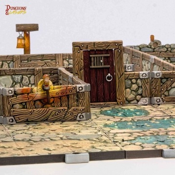 Боевая ролевая игра Dwarven Mine Half-Height Walls