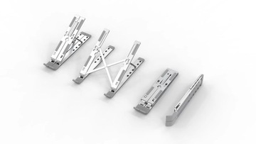 СКЛАДНАЯ РЕГУЛИРУЕМАЯ АЛЮМИНИЕВАЯ ПОДСТАВКА-ДЕРЖАТЕЛЬ ПОДСТАВКА ДЛЯ НОУТБУКА И ПЛАНШЕТА