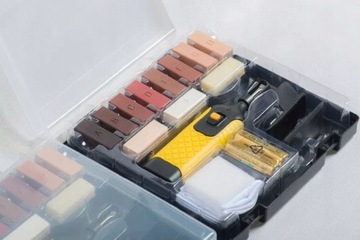 РЕМОНТНЫЙ КОМПЛЕКТ ДЛЯ ДЕРЕВЯННОЙ МЕБЕЛЬНОЙ ПАНЕЛИ, РЕМОНТНЫЙ ВОСК