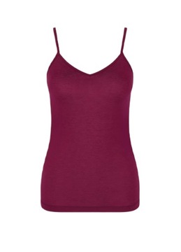 Sloggi by Triumph koszulka EVER Cosy Spaghetti Top bordowy roz. M