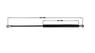 SIŁOWNIK GAZOWY DRZWI CASE 500MM/130N 1332420C1