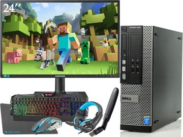 ZESTAW PC DO GIER i5-4590S 8GB 240GB SSD GeForce 4GB WIN 10 PRO