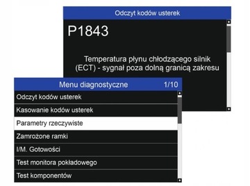 ДИАГНОСТИЧЕСКИЙ ТЕСТЕР ДЛЯ ЛЕГКОВЫХ АВТОМОБИЛЕЙ OBD 2 AUTOXSCAN RS300 PRO j.PL