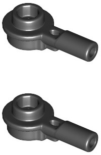 LEGO Pręt 1L Uchwyt Czarny 32828 6196548 - 2szt