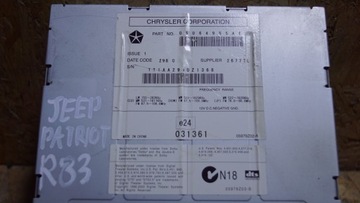 JEEP COMPASS PATRIOT РАДИО 5064955AE
