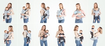 Рюкзак-кенгуру ДЛЯ МАТЕРИ И ПАПА HIP ERGONOMIC HONEY