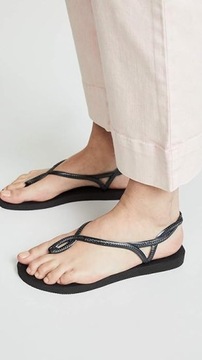 Havaianas Luna, Klapki Damskie, Czarny, 39/40 EU