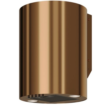Okap kuchenny do zabudowy ŚCIENNY TUBA 31 cm MAAN ELBA MINI W431 MIEDŹ LED