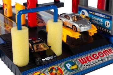 МНОГОЭТАЖНАЯ АВТОПАРКОВКА С ЛИФТОМ + АВТОМОБИЛЬНЫЕ МАШИНЫ