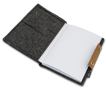 БЛОКНОТ-ОРГАНАЙЗЕР из ВОЙЛА А5, НА ПОДКЛАДКЕ