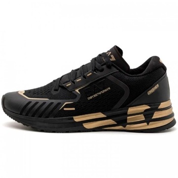 EMPORIO ARMANI EA7 sneakersy buty męskie NOWOŚĆ BLACK GOLD roz. 46 2/3