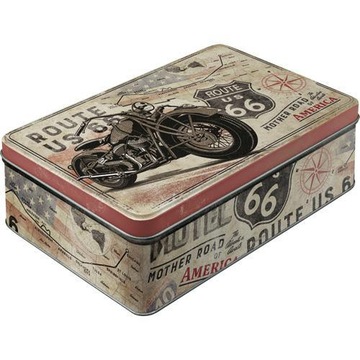 Puszka Płaska Route 66 Bike Map Motocyklowa