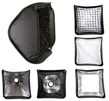 Softbox reporterski 60x60cm na lampę błyskową GRID