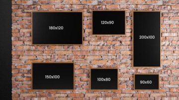 Доска водостойкая 120x90 см + меловая доска