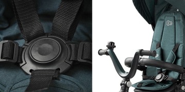 Поворотный трехколесный велосипед Kinderkraft EasyTwist с толкателем и аксессуарами