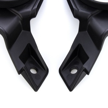 PowerMadd ATV четырехкрестовые защитные зеркала для рук, круглые, 49 мм, черные