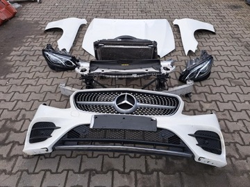 Mercedes 238 amg błotnik maska zderzak lampy chłodnice pas przedni