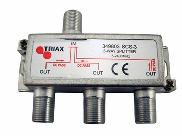 Rozgałęźnik SAT, 1x3 Triax SCS-3