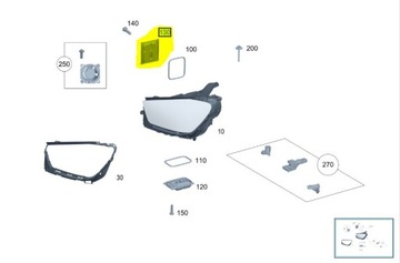 MERCEDES E TŘÍDA W213 MĚNIČ MODUL XENON