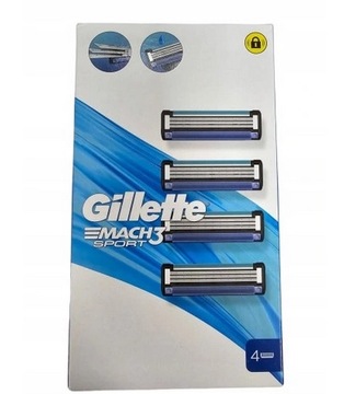 GILLETTE MACH3 3 START WKŁADY OSTRZA NOŻYKI 4 SZT