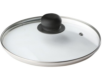 PRZYKRYWKA PRZYKRYWA SZKLANA ŻAROODPORNA POKRYWA GARNEK PATELNIA DUŻA 32cm