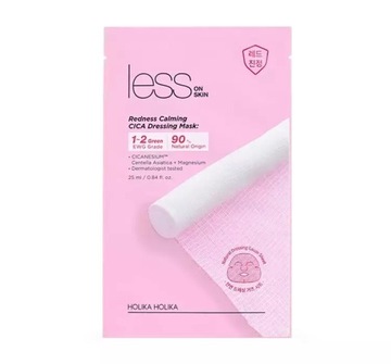 HOLIKA HOLIKA Less On Skin Redness Calming Cica Mask 25ml