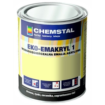 Farba akrylowa EKO-EMAKRYL CHEMSTAL Piaskowy 5L