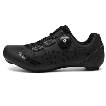 Велообувь мужская женская MTB SPD велосипед черная ROAD road clip-on 46