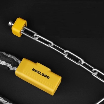 ВЕЛОСИПЕДНЫЙ ЗАМОК ВЕЛОСИПЕДНЫЙ ЗАМОК КЛЮЧ БЕЗОПАСНОСТИ ПРОЧНЫЙ КАБЕЛЬ